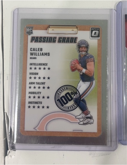 2024 Panini Donruss Optic #1 Caleb Williams Passing Grade Rookie — front