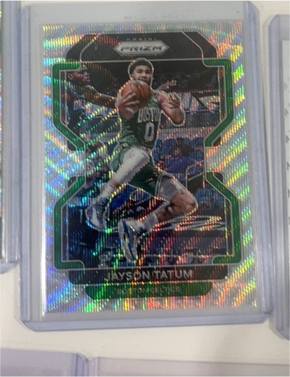 2021-22 Panini Prizm #13 Jayson Tatum — front