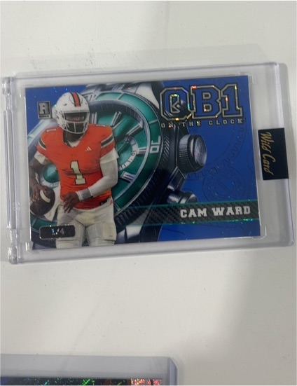 2024 Wild Card QB1 On The Clock # Cam Ward — front