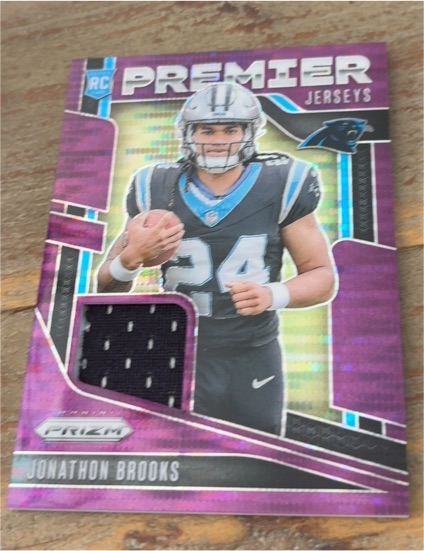2024 Panini Prizm Premier Jerseys #PJ-JBS Jonathon Brooks — front