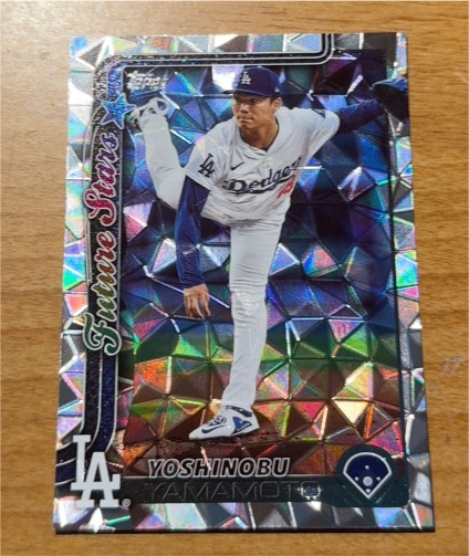 2025 Topps Series 1 #231 Yoshinobu Yamamoto Future Stars — front