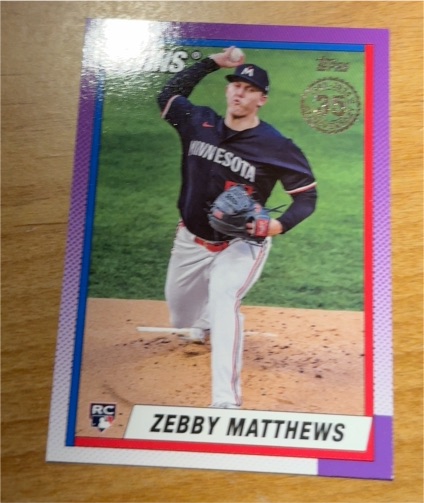 2025 Topps Series 1 1990 Topps Baseball #T90-74 Zebby Matthews — front