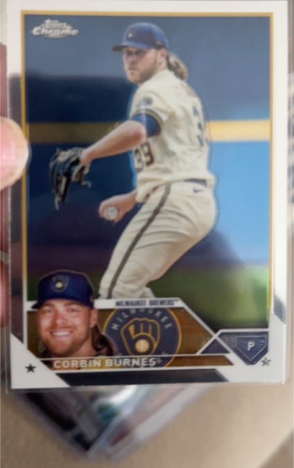 2023 Topps Chrome #214 Corbin Burnes — front