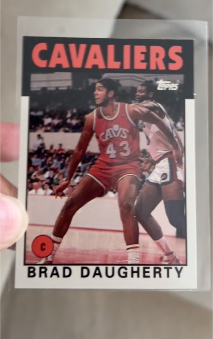 1992-93 Topps Archives #78 Brad Daugherty — front