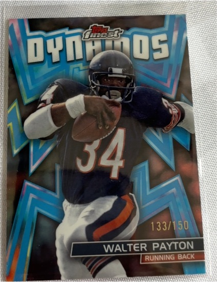 2024 Topps Finest Dynamos #DYN-19 Walter Payton — front