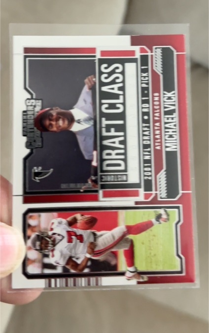 2023 Panini Contenders Historic Draft Class Contenders #HDC-MV Michael Vick — front