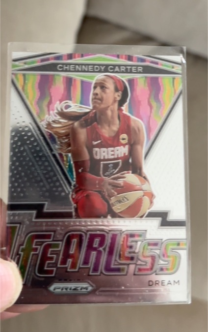 2021 Panini Prizm WNBA #6 Chennedy Carter Fearless — front