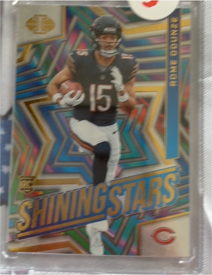 2024 Panini Illusions Shining Stars #10 Rome Odunze — front