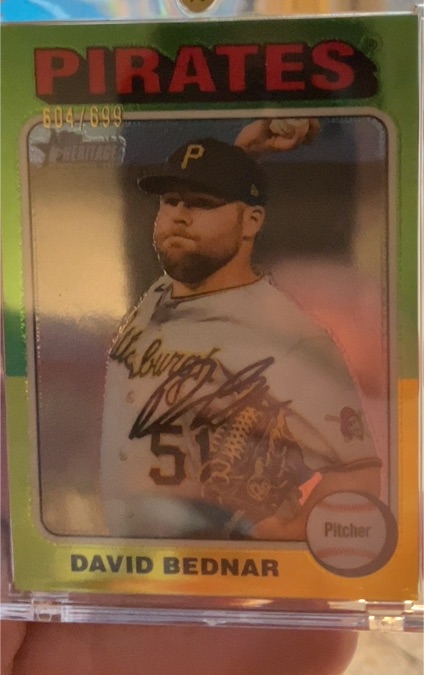 2024 Topps Heritage #44 David Bednar — front