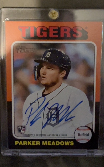 2024 Topps Heritage High Number #ROA-PM Parker Meadows — front
