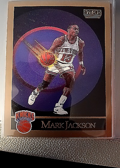 1990 SkyBox #189 Mark Jackson — front
