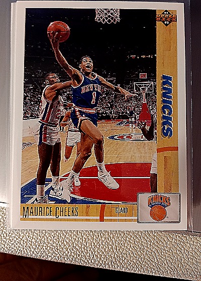 1991-92 Upper Deck #281 Maurice Cheeks — front