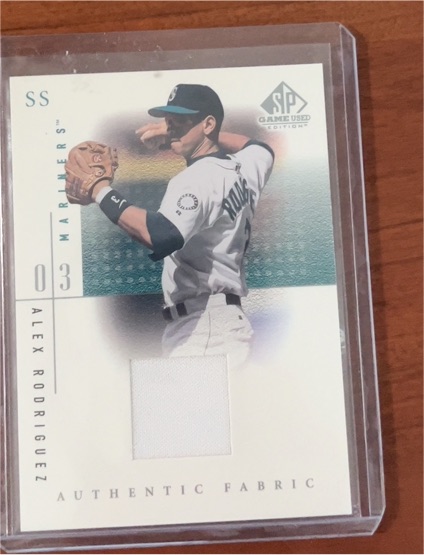 2001 Upper Deck SP Game Used Edition #AR(H) Alex Rodriguez — front