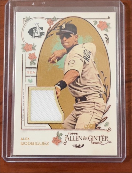 2024 Topps Allen & Ginter #AGR-AROD Alex Rodriguez — front