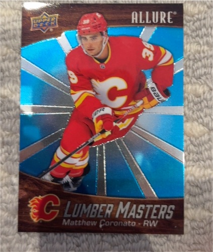 2023-24 Upper Deck Allure #LM-1 Matthew Coronato Lumber Masters — front