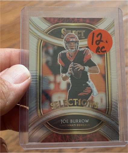 2020 Panini Select Select1ons #SI-1 Joe Burrow — front