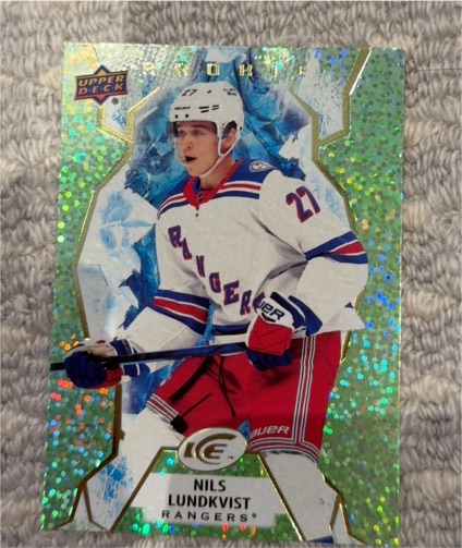 2021-22 Upper Deck Ice #149 Nils Lundkvist — front