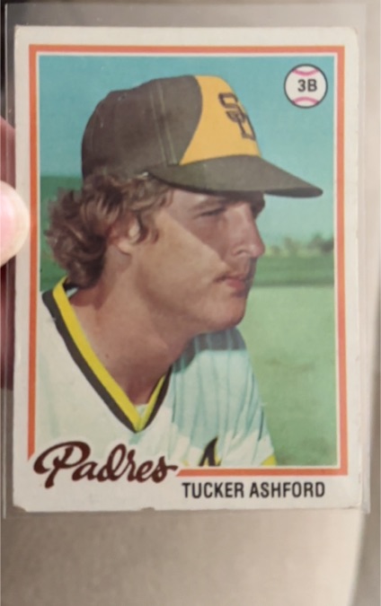 1978 Topps #116 Tucker Ashford — front