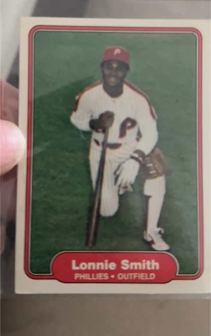 1982 Fleer #259 Lonnie Smith — front