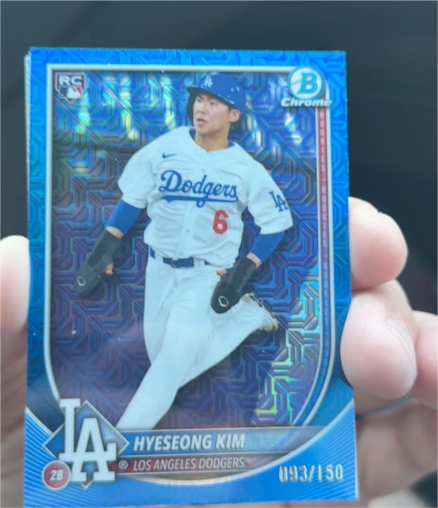2025 Bowman Chrome #91 Hyeseong Kim — front