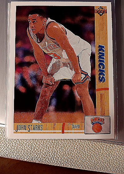1991-92 Upper Deck #219 John Starks — front