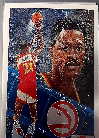 1991-92 Upper Deck #79 Dominique Wilkins Atlanta Hawks — front