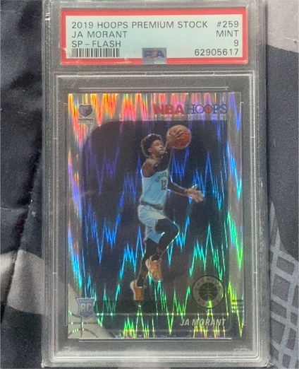 2019 Hoops Premium Stock #259 Ja Morant — front