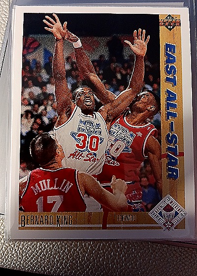 1991-92 Upper Deck #65 Bernard King — front