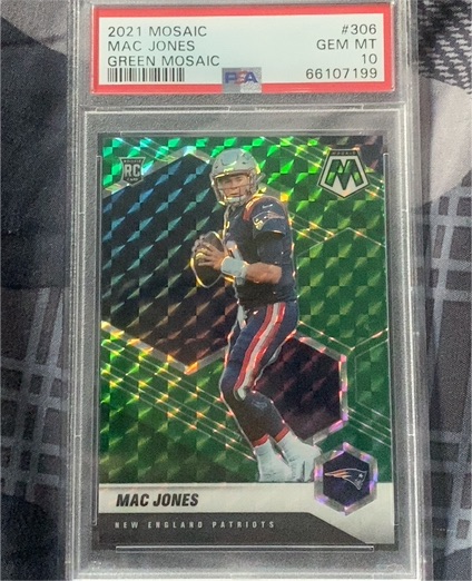 2021 Panini Mosaic #306 Mac Jones — front