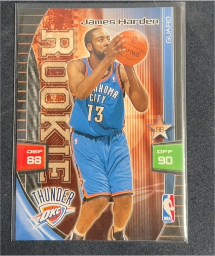 2009-10 Panini Adrenalyn XL #88 James Harden Rookie — front