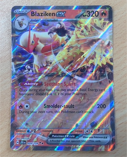2023 Pokémon TCG Journey Together #24 Blaziken ex — front