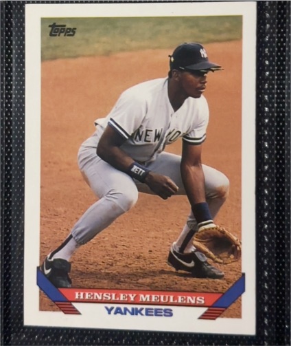 1993 Topps #549 Hensley Meulens — front