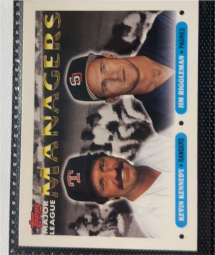 1993 Topps #513 Kevin Kennedy / Jim Riggleman — front