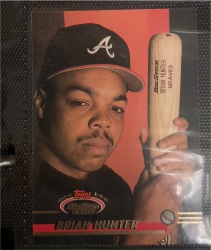 1993 Topps Stadium Club #491 Brian Hunter — front