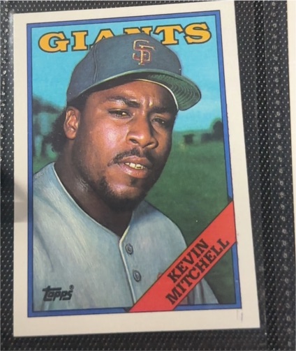 1988 Topps #497 Kevin Mitchell — front