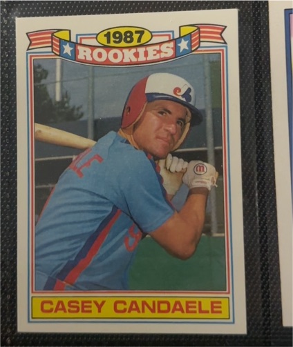 1988 Topps 1987 Rookies Commemorative Set #11 Casey Candaele — front