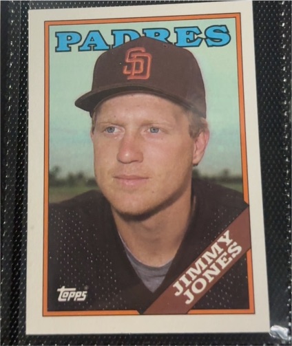 1988 Topps #63 Jimmy Jones — front