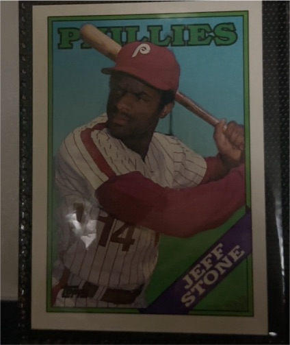 1988 Topps #154 Jeff Stone — front
