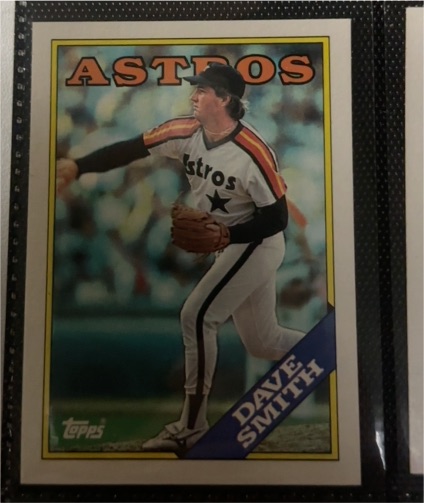 1988 Topps #520 Dave Smith — front