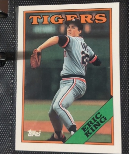1988 Topps #499 Eric King — front