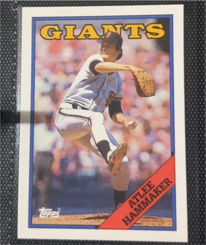 1988 Topps #157 Atlee Hammaker — front