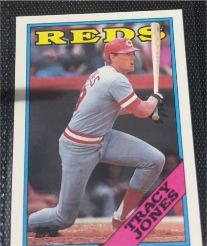 1988 Topps #553 Tracy Jones Cincinnati Reds — front