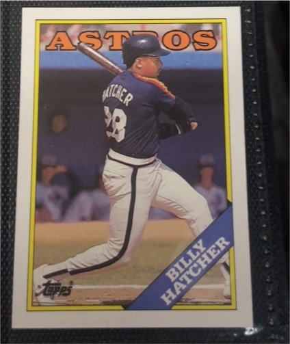 1988 Topps #306 Billy Hatcher — front