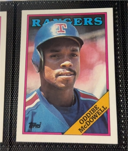 1988 Topps #617 Oddibe McDowell — front