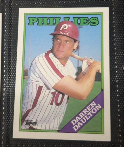 1988 Topps #468 Darren Daulton — front