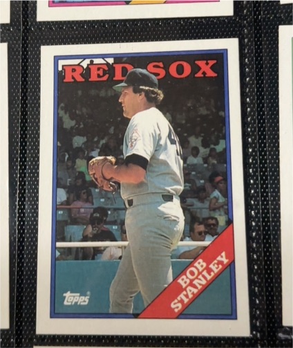 1988 Topps #573 Bob Stanley — front