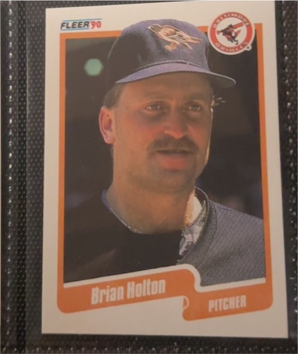 1990 Fleer #179 Brian Holton — front