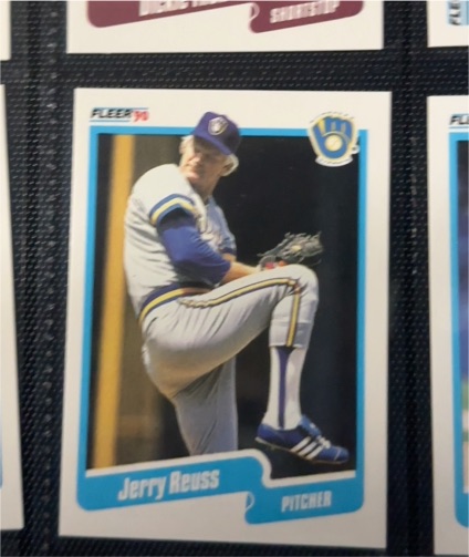 1990 Fleer #335 Jerry Reuss — front