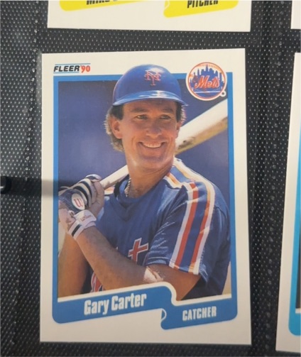 1990 Fleer #199 Gary Carter — front