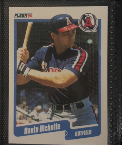 1990 Fleer #127 Dante Bichette — front